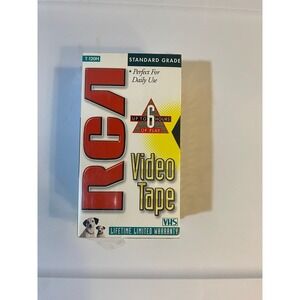 RCA T-120H Standard Grade VHS Blank Video Tape 6 Hour Recording Lot of 3 New